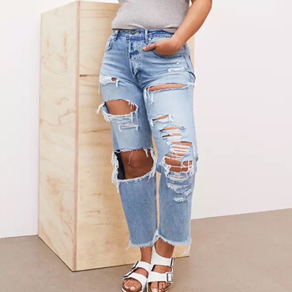 american eagle 90s boyfriend jeans